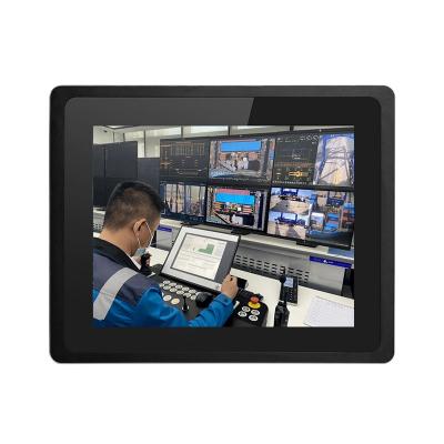 12.1 inch flat bezel panel mount lcd monitor