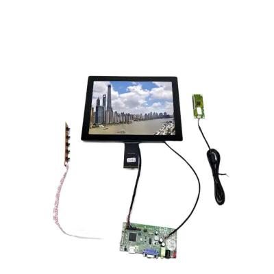 12.1 inch capacitive touchscreen with optical bonding and cover glass with AG AR AF coating 