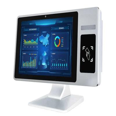 10.4 inch ture flat industrial touch all in one panel pc computer with RFID reader 