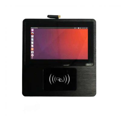 7 inch embedded fanless industrial capacitive touchscreen panel pc with ubuntu and built in rfid and 3G